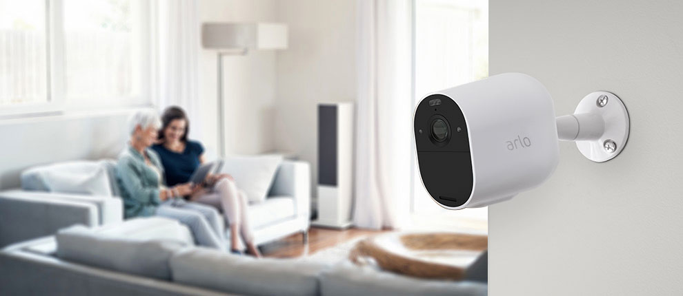 Verisure living room surveillance camera