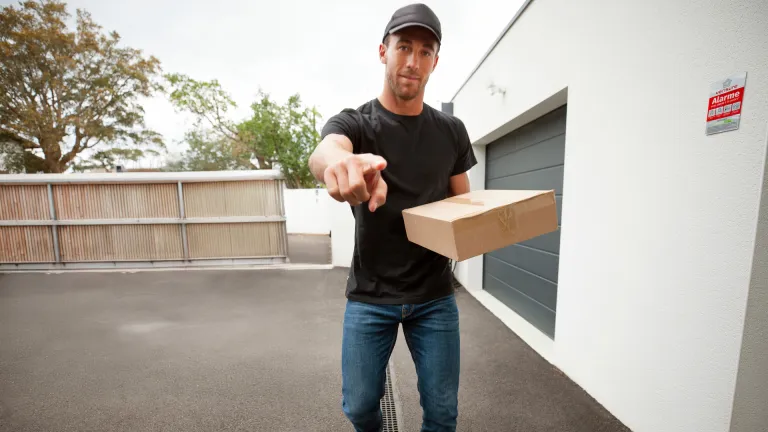 sonnette connectee livreur