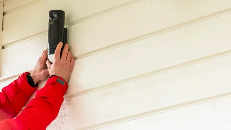 Installation détecteur extérieur