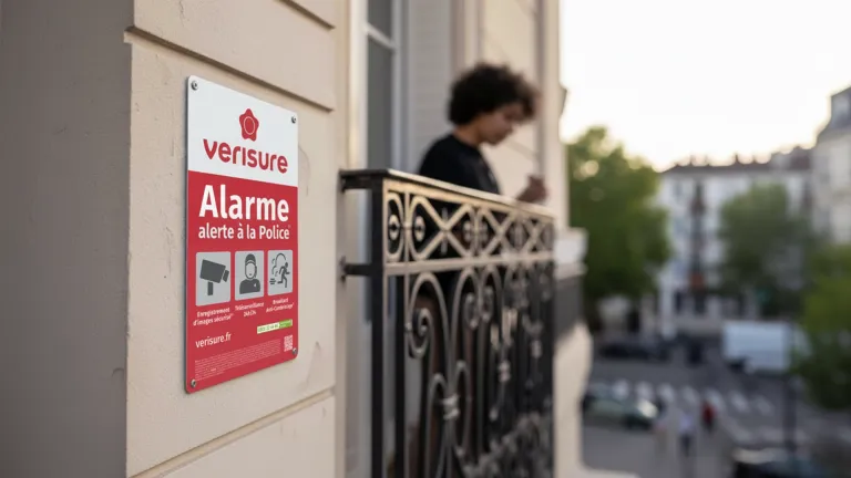 plaque dissuasive verisure